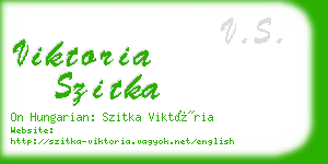 viktoria szitka business card